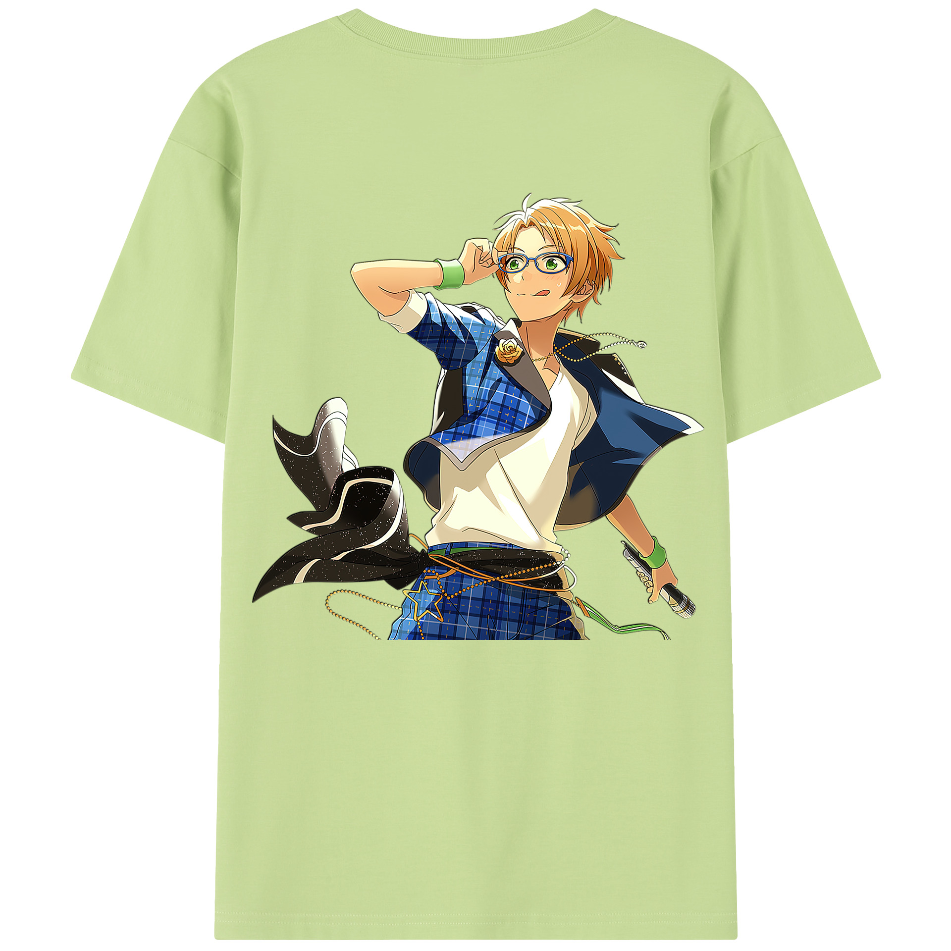 （画像用） あんさんぶるスターズ! Ensemble Stars 綿100％半袖Tシャツ（背面プリント）
